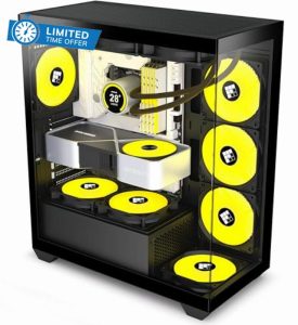 FOIFKIN PC Case - Pre-Installed 3 PWM ARGB Fan