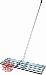 Kabalo Lawn Leveller Rake Levelling Lute Gardening Tool Heavy Duty Galvanised Grass Bed
