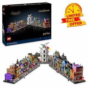 LEGO Harry Potter Diagon Alley Wizarding Shops Building Set for Adults
