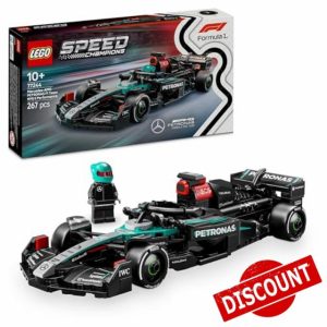 LEGO Speed Champions Mercedes-AMG F1 W15 Race Car Toy with a Collectible Formula 1 Driver Minifigure - Model Kits for 10+ Year Old Boys & Girls or Adult Motorsport Fans 77244