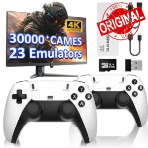 Mldnld Retro Games Console 2.4G with 2Pack Game Controllers