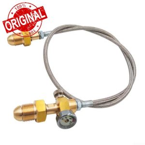 Oniissy Refill Station Transfer Adapter Hose for BS 341 No. 3 Argon Cylinders