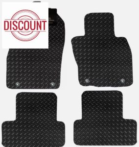 FSW - Compatible with Mazda Cx-60 2022 On Fully Tailored Car Floor Mats - 5mm Extra Heavy Duty Rubber - Anti Slip Mat - Fully Waterproof - Hard Wearing - 4 Piece Set Floor Mats Only