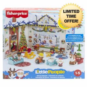 Fisher-Price Little People Toddler Toy Advent Calendar Playset 24 Christmas Figures Toys For Kids Christmas Gif