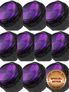 (10PCS PURPLE) Original Gamerfinger HBFS-30-SCREW 30mm Screw Black Mechanical Buttons Game arcade buttons replaceme