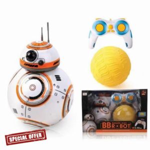 RC BB8 Robot Toy 360° Rolling Ball Droid with Sound