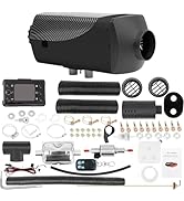 XYJBHB 5-8 KW 12V Diesel Air Heater, Parking Heater Diesel Night Heater, All In One Air Heater Fa...