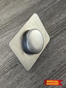 Security door barrel locked cover - Transit