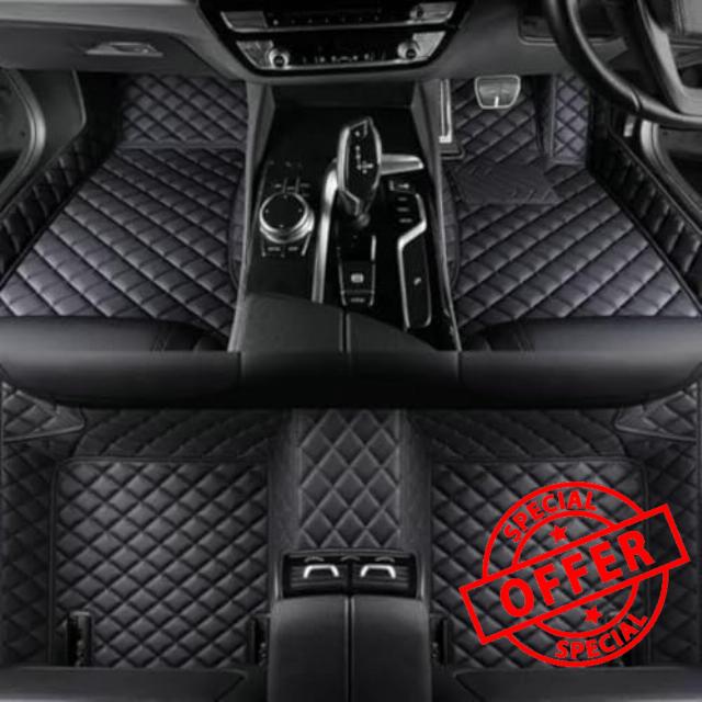 Yaruicar Custom Car Floor mat for BMW 1 2 3 4 5 6 7 8 Series X1 X2 X3 X4 X5 X6 X7 M1 M2 M3 M4 M5 M6 M7 M8 X3M X4M X5M X6M GT i3 i4 iX3 i8 iX Z4 car mats(Black)
