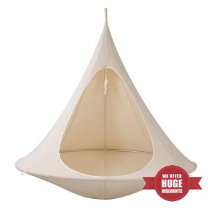 Eurobuy Swing Chair Hanging Hammock Chair Sensory Pod Chair for Patio Garden Yard