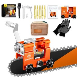 Chain Saw Sharpener with 5 Titanium-Plated Diamond Bits