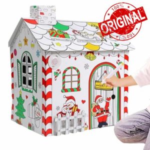 Dybnuhoc Christmas Cardboard 3D House