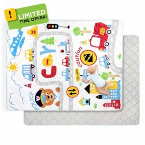 Extra Large Baby Play Mat for Floor 150x180 cm