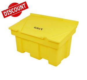 170L Stackable Lockable Grit Salt Bins Heavy Duty Containers 100x53x61CM
