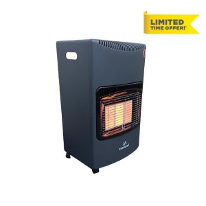 Maxland® Portable 4.2KW Gas Heater in Grey - Indoor Heater with Oxygen Depletion Sensor & 3 Heating Settings - Regulator