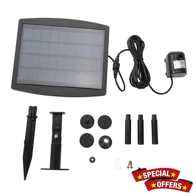 Solar Power Fountain for Pond