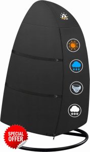 Zettum 114 x 84 x 173 cm Outdoor Egg Chair Cover Waterproof