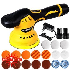 Cordless Car Polisher Buffer 2X3Ah