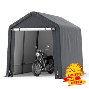 COSTWAY 7x5.2FT Garden Storage Shed