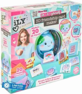 U.saf Brilliant 3D Friendship Card Maker for Kids – Perfect DIY Craft Kit to Create Personalised Cards for Every Occasio