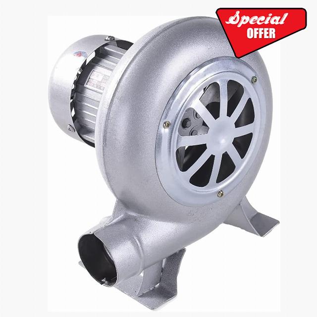 Yiustldd Variable Speed Blower Blacksmith Electric Forge Fan Chimney Fan Bellows for Camping/Picnic/Outdoor Activities