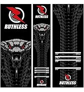 RUTHLESS Dart Board Cabinet | Professional Heavy Duty Dartboard Cabinet, Cobra (CAB188)