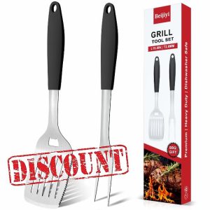 Beijiyi 2 PCS BBQ Tools Set