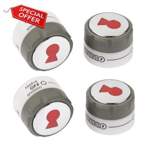 PalpitateC 91538 Control Knobs Compatible with Weber Summit 400/600 Grills Manufactured 2012 and Later