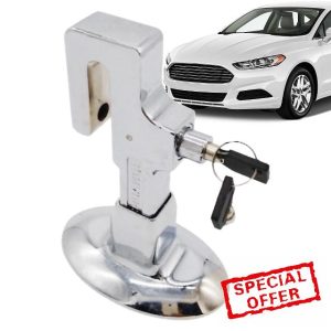 Vehicle Safety Lock Tool Steel Brake Pedal Lock Safety Tool Anti-Theft Device Car Truck Pedal Lock Accelerator Pedal Lock Security Protection for Car Brake