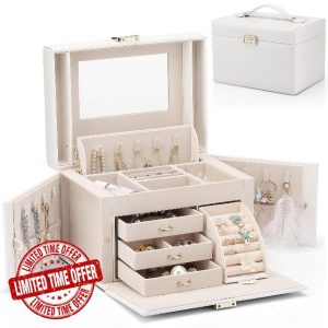 Vlando Large Jewellery Box for Women