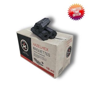 HazelHex Smokeless Charcoal Briquettes