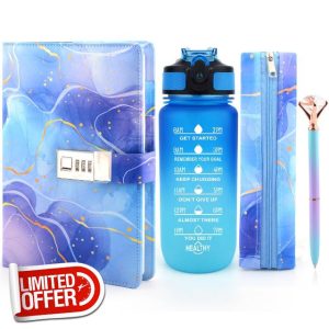 Secret Diary for Girls Water Bottle