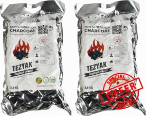 Premium Instant Light Charcoal Fast Start BBQ Grill 3.5Kg Bag (7KG (2 Bags))