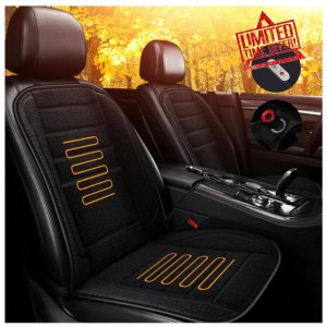 Wizvox Heating Pad Heated Seat Cover 12V UK Heated Car Seats