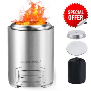 CHANGEMOORE Smokeless Table Top Fire Pit