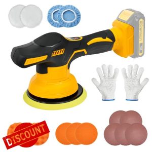 Cordless Car Buffer Polisher for Dewalt 18/21V Batteies,0-4500 RPM