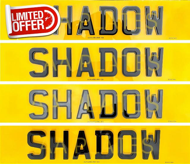 100% Legal 4D Ghost Shadow 3MM/5MM MATT Gloss Tinted Available – Front & Rear