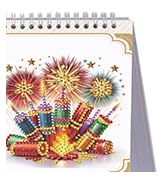 CXINLky Diamond Painting Desk Calendar 2025, Creative Diamond Art Painting Owls Desk Ka...