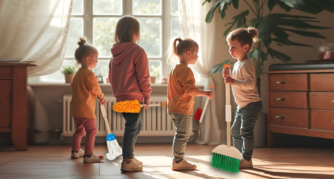 cleaning toys housekeeping kit