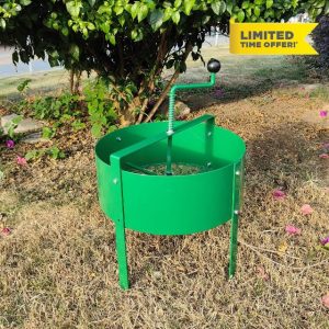 Gr8 Garden Rotary Soil Sifter Compost Sieve Large 18 litre Earth Riddle Screener Gardening Tool