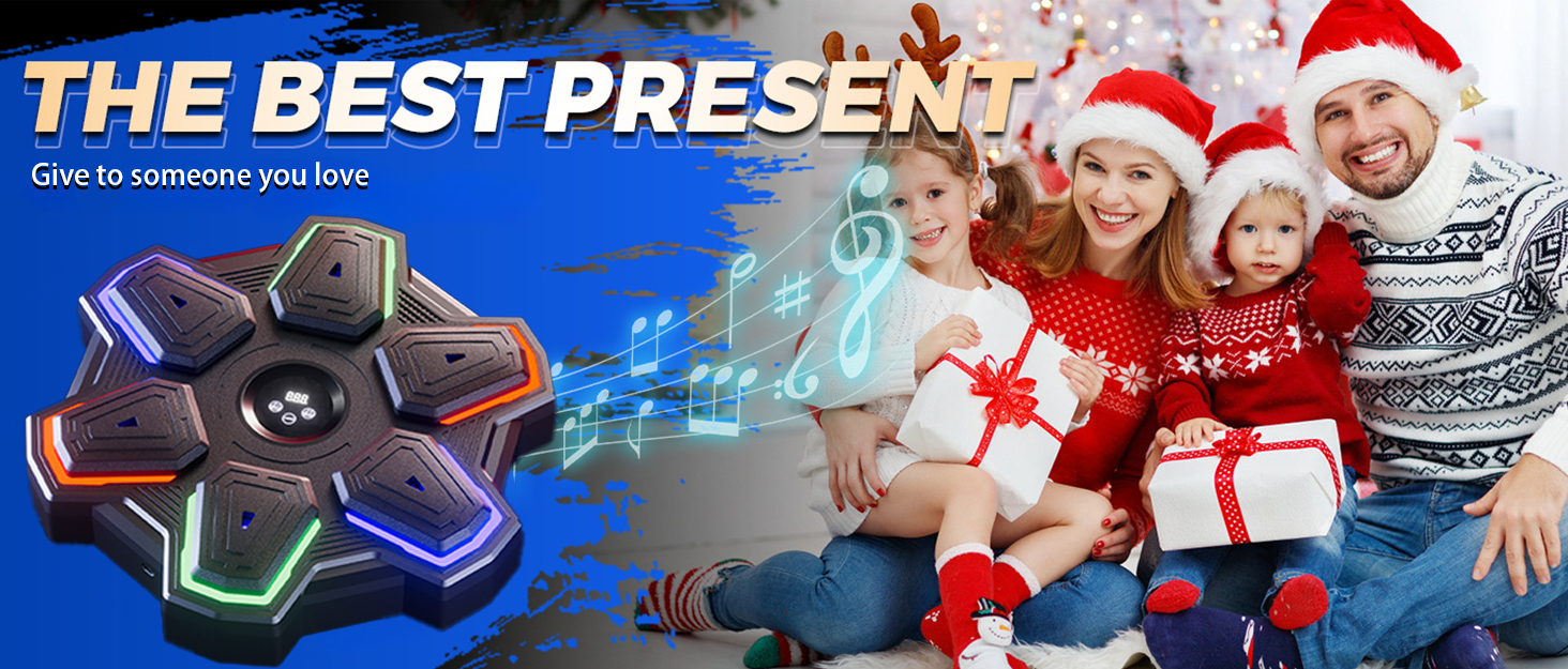 Music Boxing Machine with Gloves-Wall Mounted Smart Music Boxing