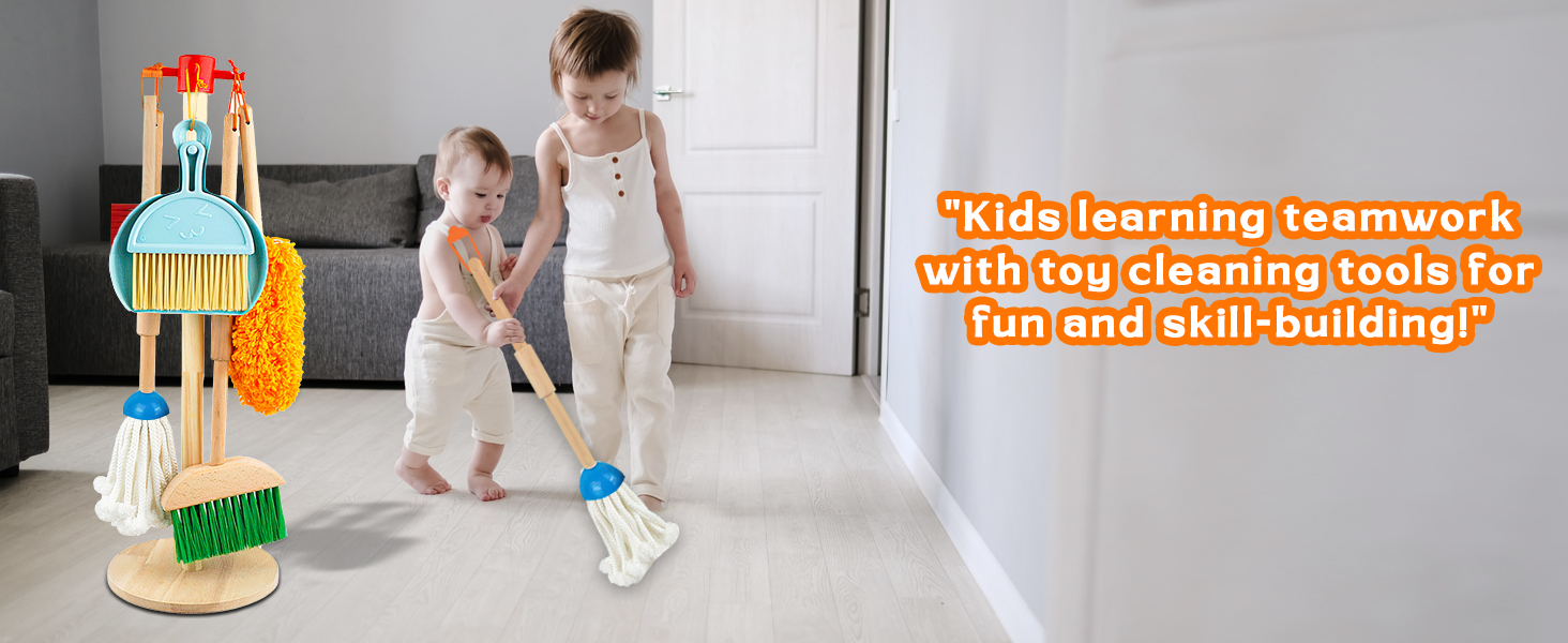 Wooden cleaning Set