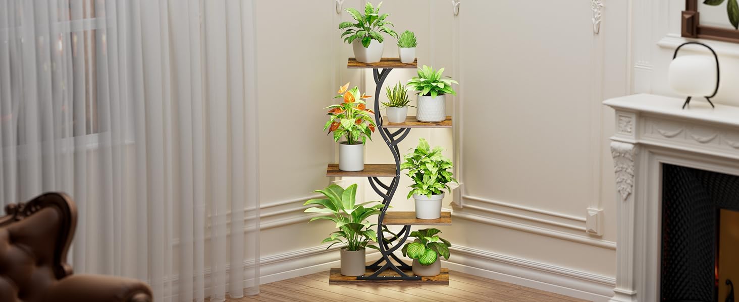 corner plant stand