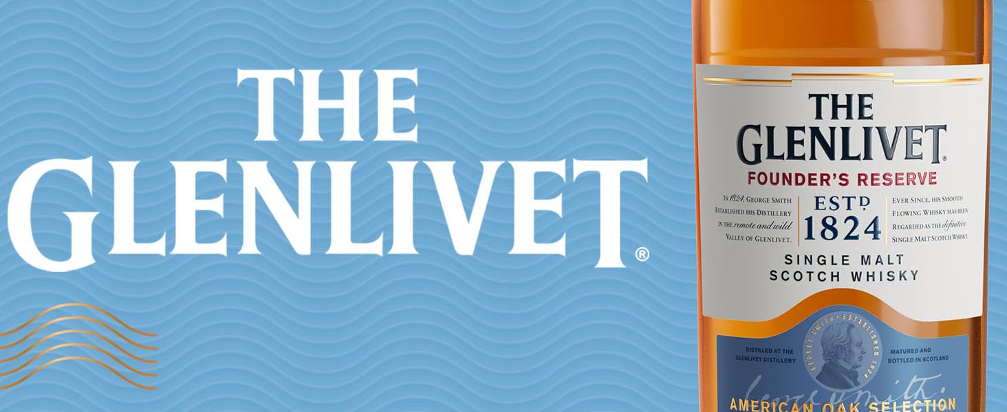 The Glenlivet Founders Reserve Single Malt Scotch Whiskey Whisky Premium Gift Christmas Present