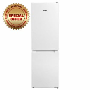 COMFEE' Freestanding Fridge Freezer 174 Litre RCB169WH2(E) Low Frost Fridge with Reversible Door Hinge - Energy Saving LED lights & Adjustable thermostat – Low Noise- White            [Energy Class E]