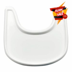 White High Chair Tray Compatible with Stokke Tripp Trapp Chair
