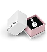 Pandora Moments Women's Sterling Silver Band of Hearts Safety Chain Charm for Bracelet