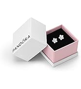 Pandora Moments Women's Sterling Silver Sparkling Asymmetrical Stars Stud Earrings, With Gift Box