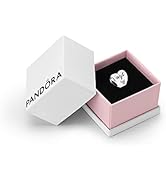 Pandora Moments Women's Sterling Silver Knotted Heart Bracelet Charm, With Gift Box