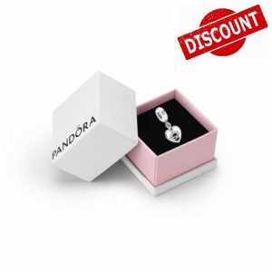 Pandora Moments Women's Sterling Silver Friends Forever Heart Dangle Charm